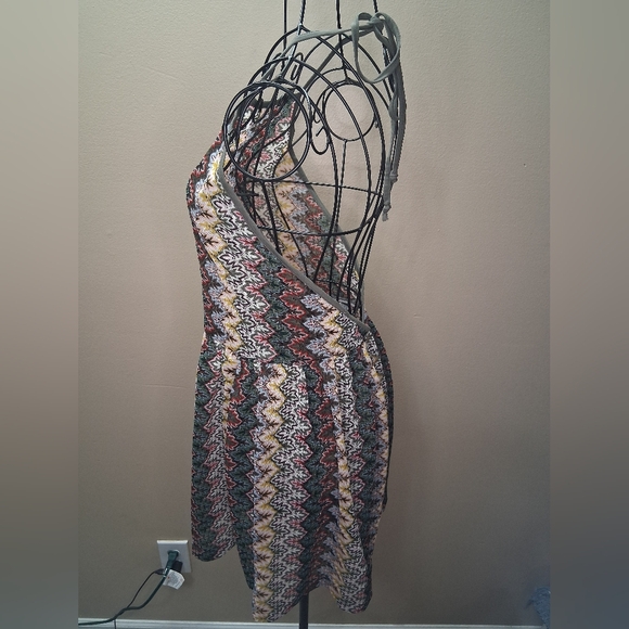 NWOT ASOS Vibrant Zigzag Pattern JUMPSUIT - Picture 7 of 13